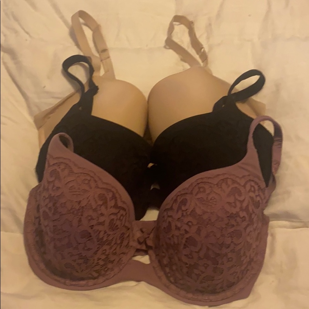 3 bras size 34DDD